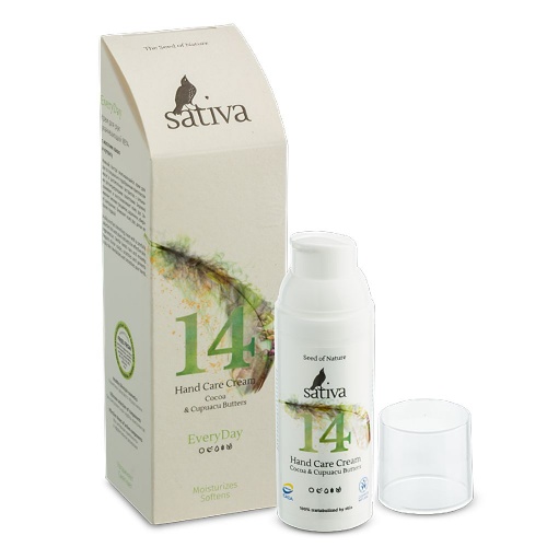 Крем для рук ухаживающий Sativa №14, 50 мл